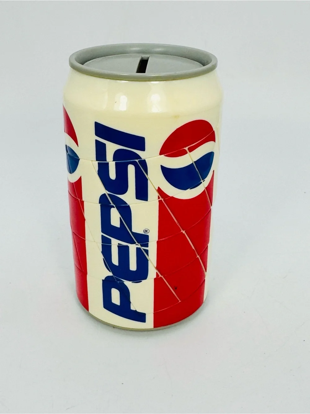 Vintage Pepsi Slide Puzzle Rubik's Soda Pop Can Collectable Game/Bank